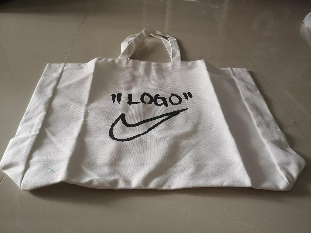 Off-White Nike Lab Tote Bag White Tyvek Campus Virgil Abloh Chicago  [25"x19"]