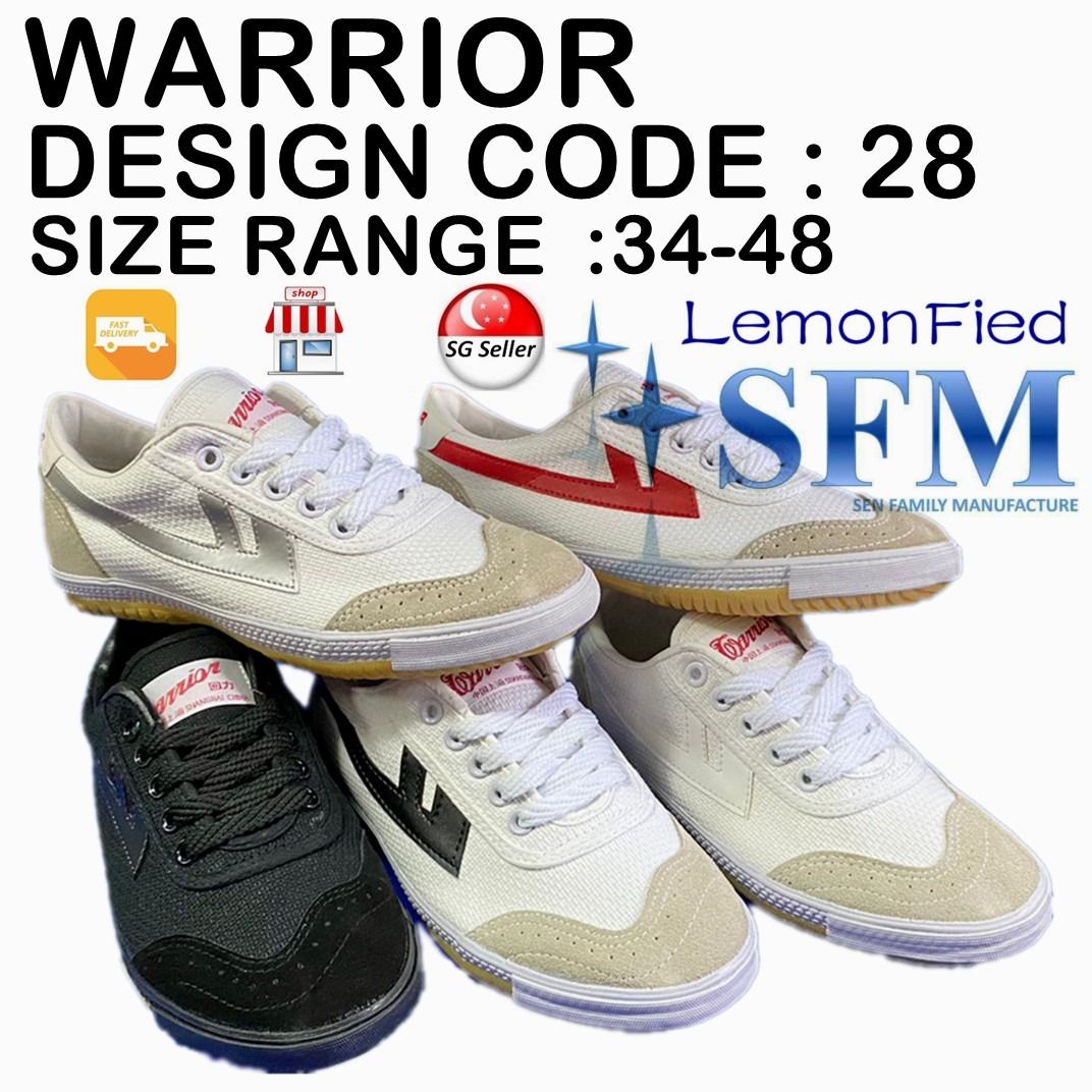 Warrior Shoes Sneaker Canvas Badminton Wushu Indoor Outdoor 28A 55H Women s Fashion Footwear Sneakers on Carousell
