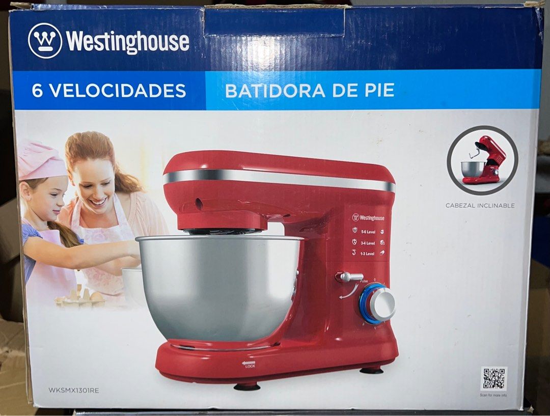 Westinghouse Stand Mixer (Red), TV & Home Appliances, Kitchen