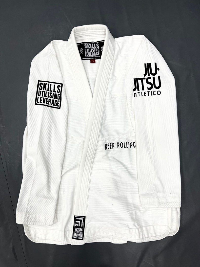 White BJJ Gi, Sports Equipment, Other Sports Equipment and Supplies on