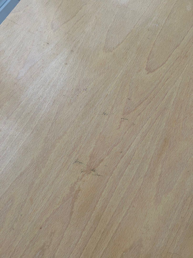 Long wooden desk table top (legs not included), Furniture & Home Living