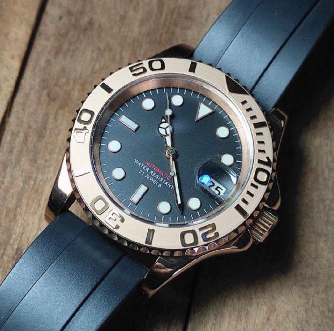 Yacht master Homage Sterile Dial Men s Fashion Watches Accessories Watches on Carousell