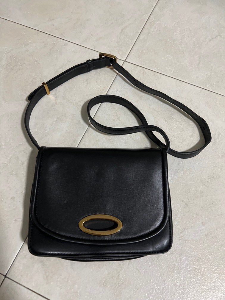 Zara black crossbody bag, Women's Fashion, Bags & Wallets, Crossbody