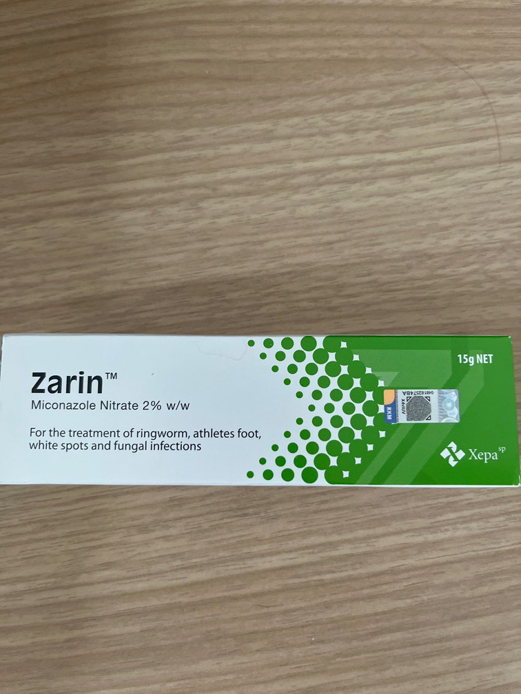 Zarin AntiFungal cream, Health & Nutrition, Medical Supplies & Tools