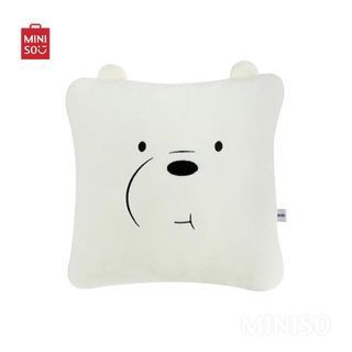 [60% off] Miniso We Bare Bears Pillow Blanket 2-in-1