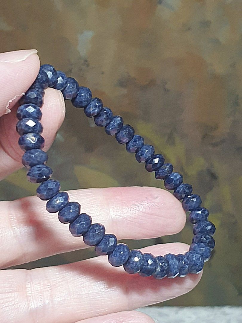 Raw sapphire clearance beads