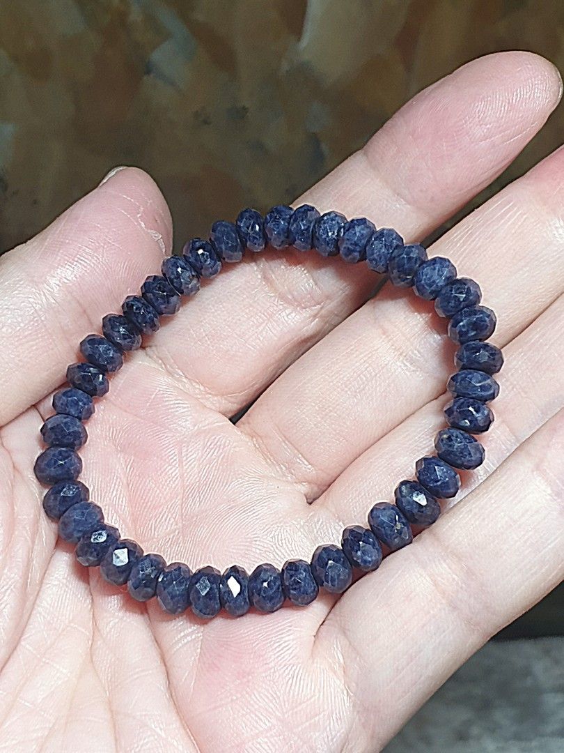 Raw sapphire clearance bracelet