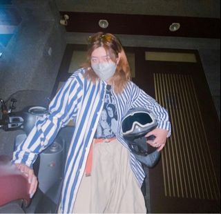 古著 條紋襯衫