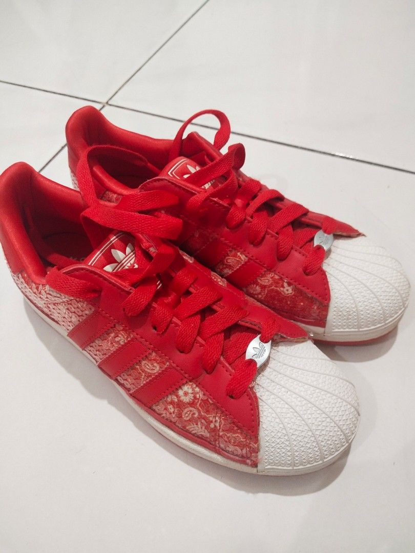 Adidas superstar shop red size 8
