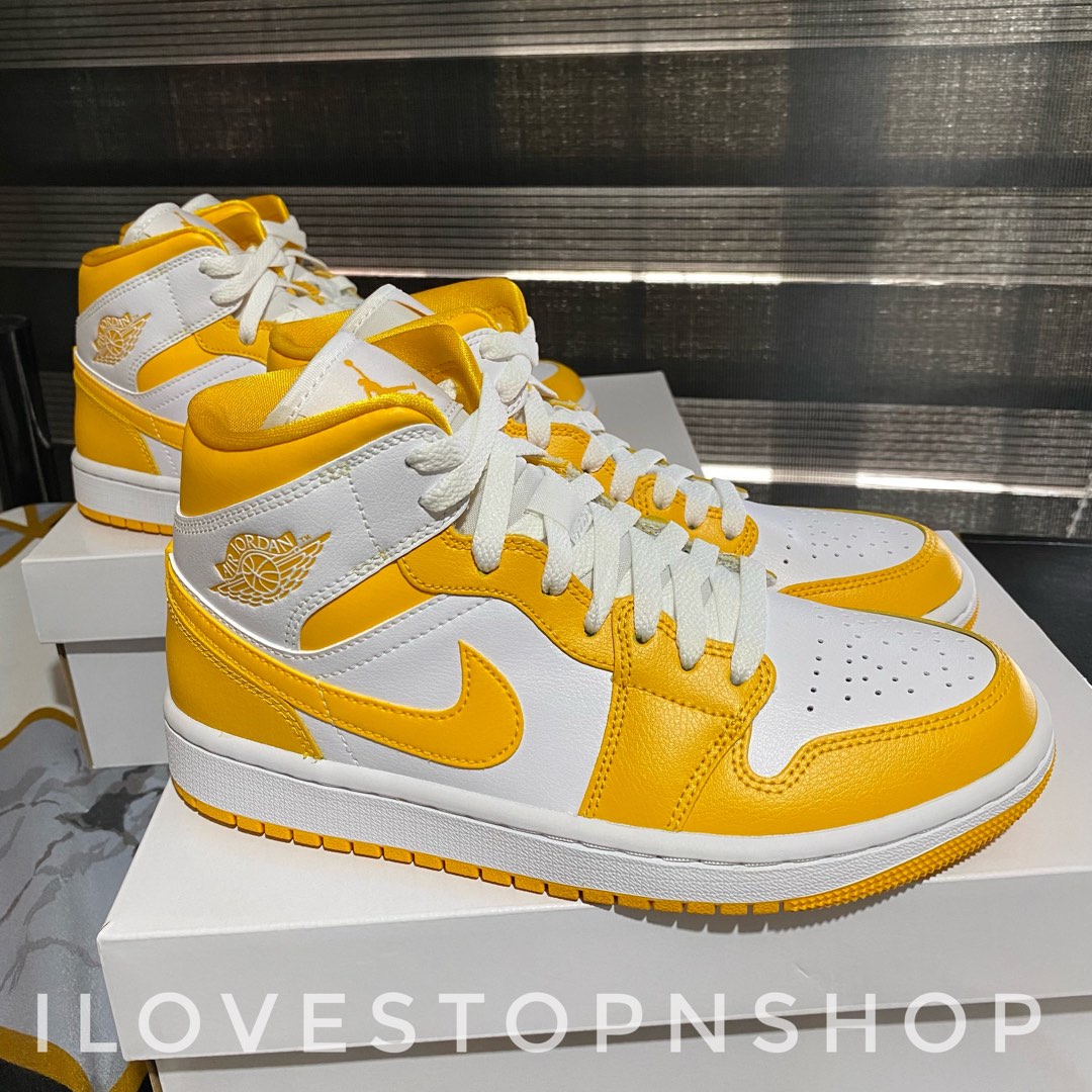 Air Jordan 1 Mid 'University Gold' (W), Women's Fashion, Footwear