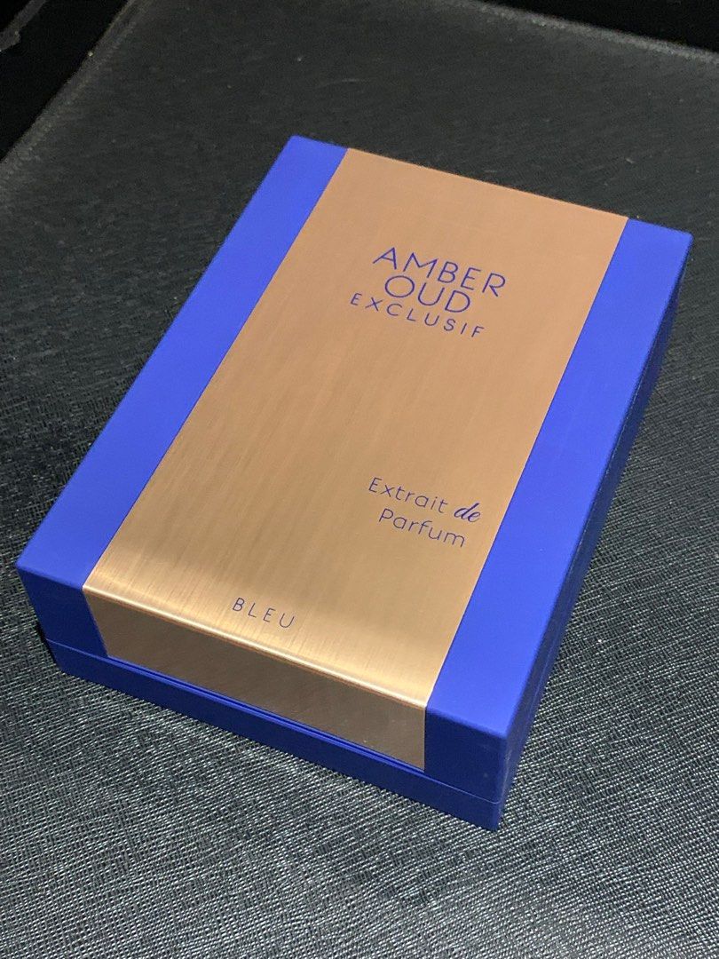 Al Haramain Amber Oud Exclusif Bleu Extrait De Parfum 60ml, Beauty &  Personal Care, Fragrance & Deodorants on Carousell