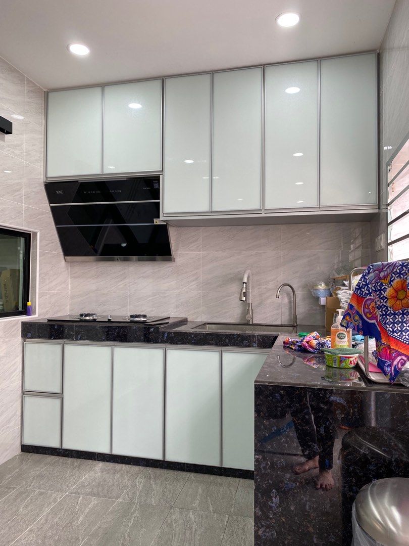 3g aluminium kitchen shop cabinet