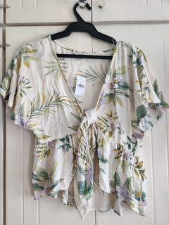 American Eagle Tie Blouse