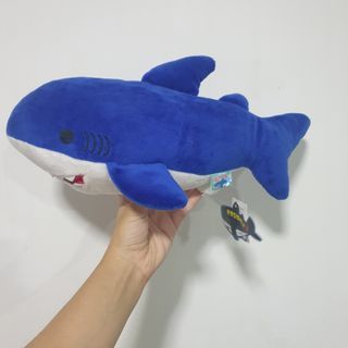 AMUSE Blue shark plush soft toy plushie