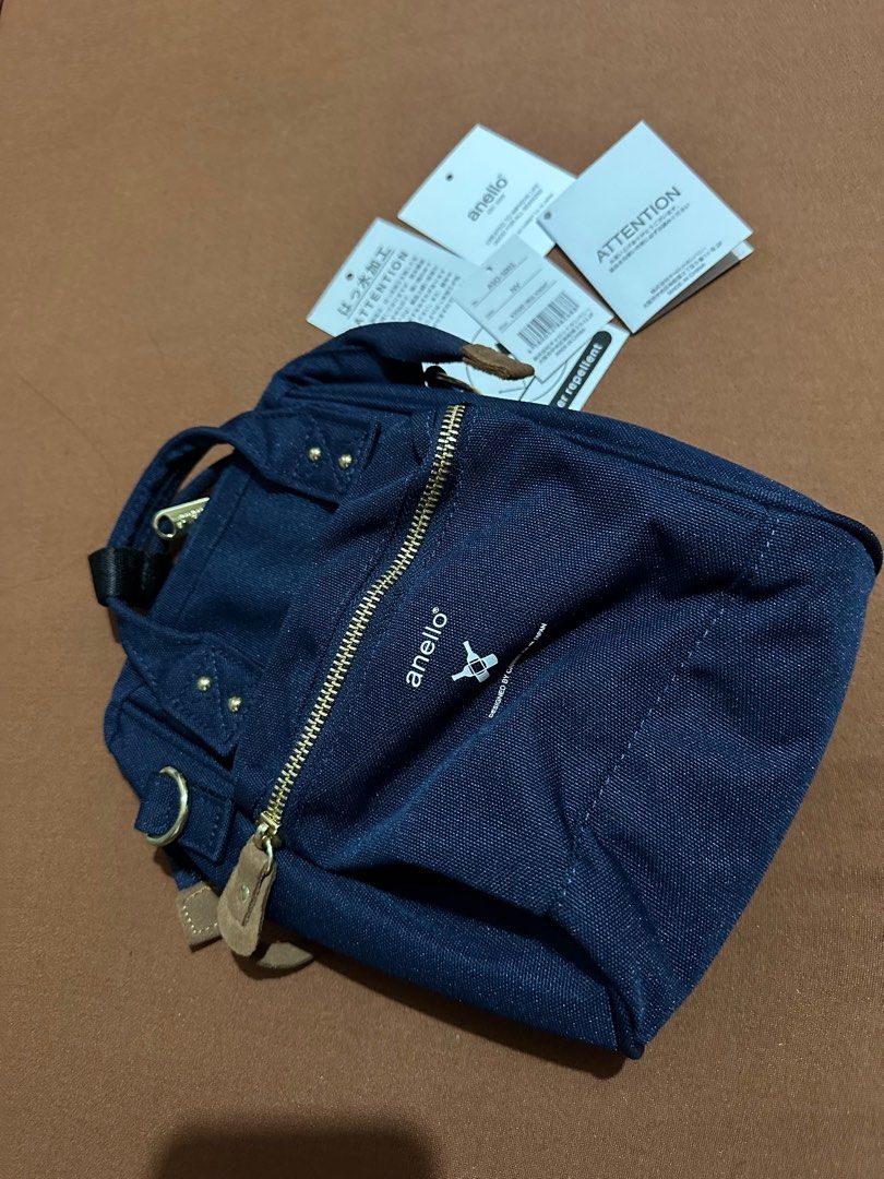 Anello Micro Bag (Category: Sling Bags) located in Binan City. Submitted by GoodFindsPh (Listing ID 1208066908, Image 3). Description: navy blue in excellent condition .