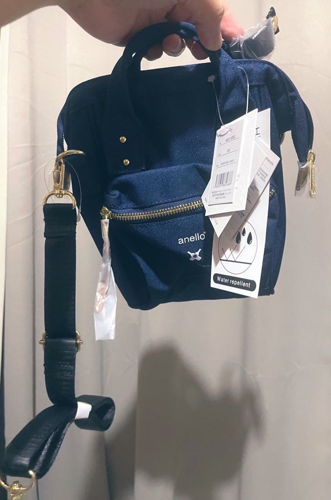 Anello Micro Bag (Category: Sling Bags) located in Binan City. Submitted by GoodFindsPh (Listing ID 1208066908, Image 2). Description: navy blue in excellent condition .