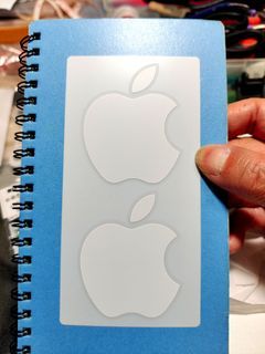Apple logo sticker