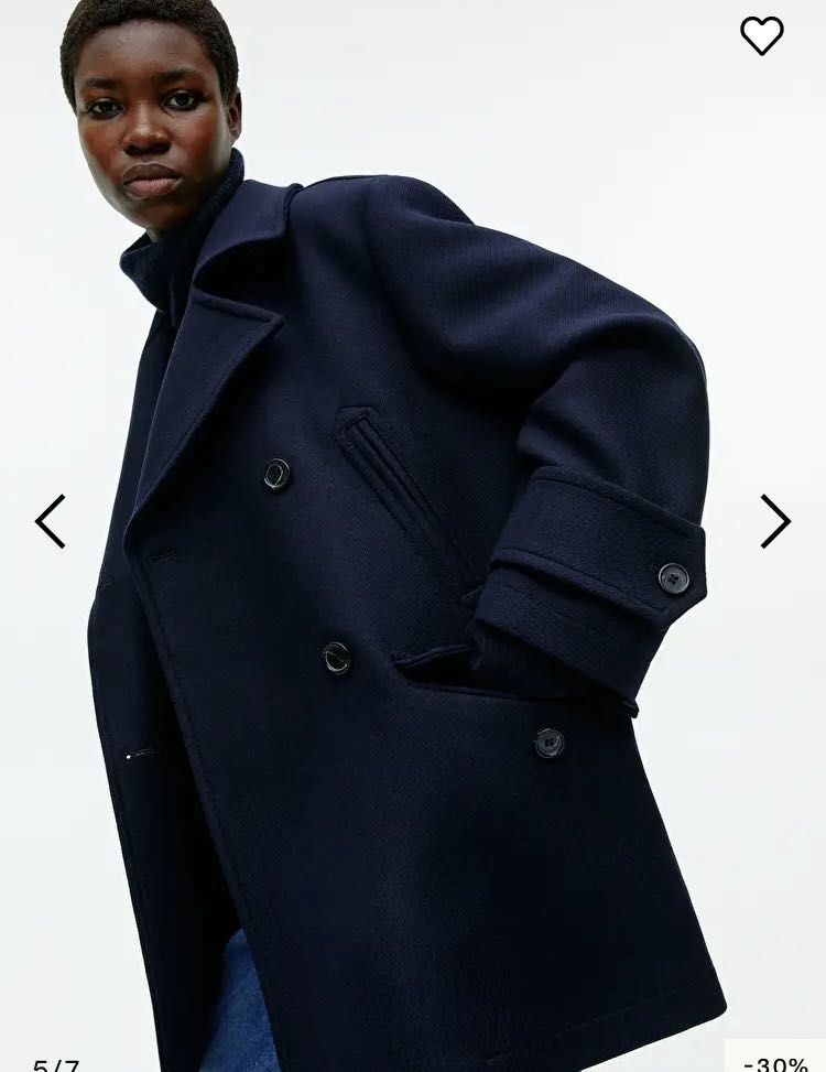 Arket peacoat cheap