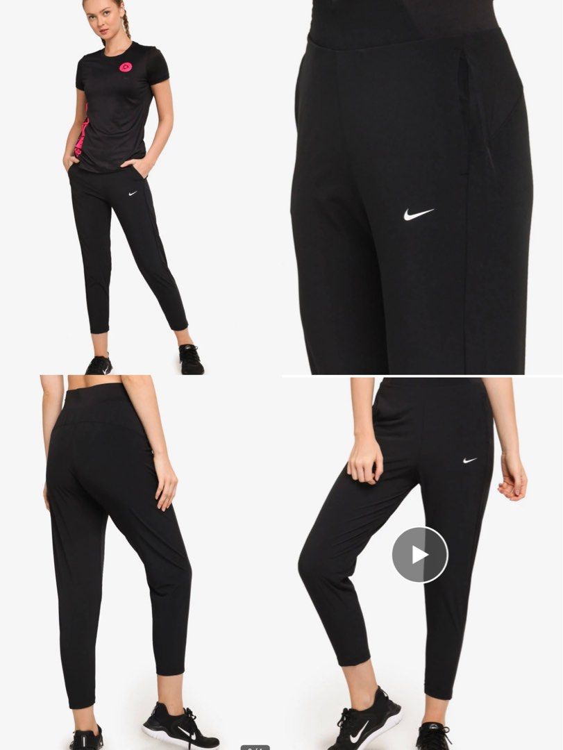 Nike Women's Bliss Victory Training Pants - Medium Size Black, White :  : Fashion