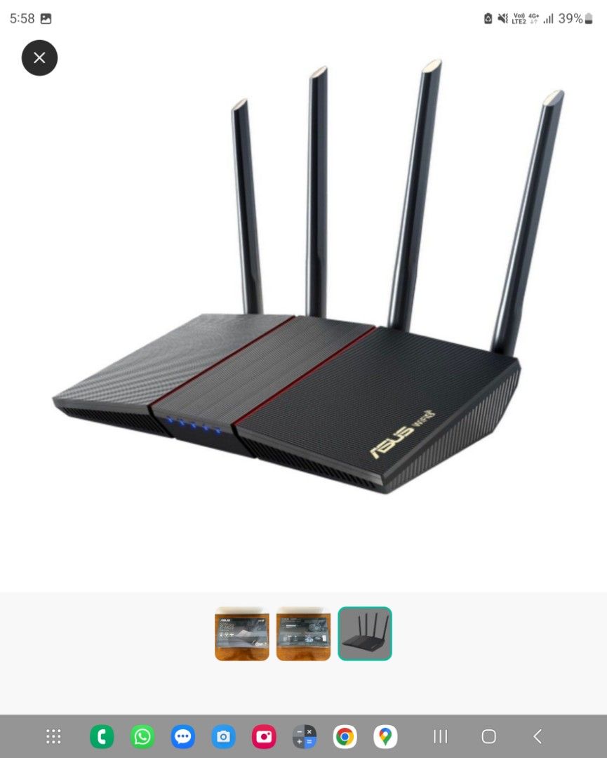 Asus RT-AX55 router m1, Computers & Tech, Parts & Accessories ...