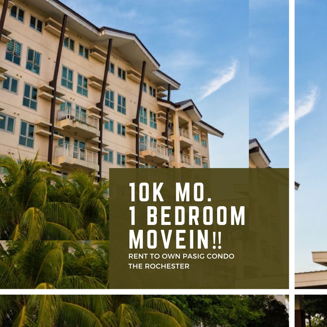 AVAILBLE! 2BR25K Mo. RFO Rent to Own Pasig Condo in The Rochester San