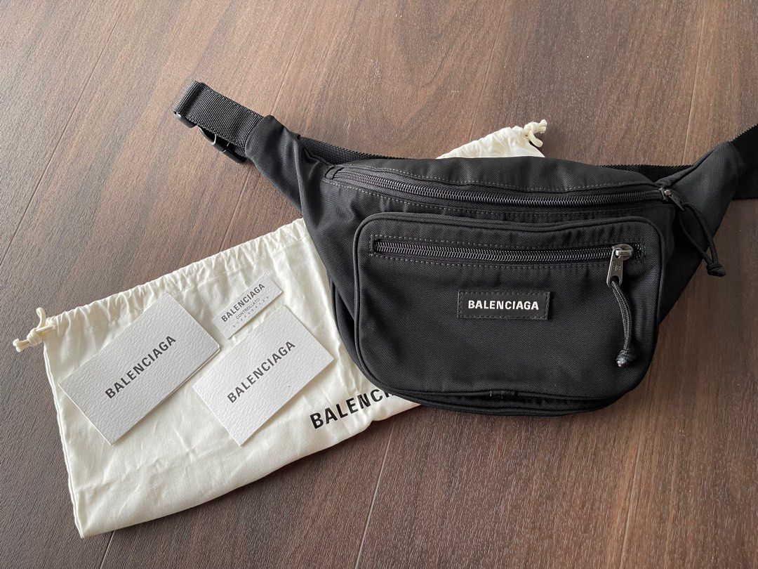 Balenciaga Mens Explorer Nylon Belt Bag  Bergdorf Goodman
