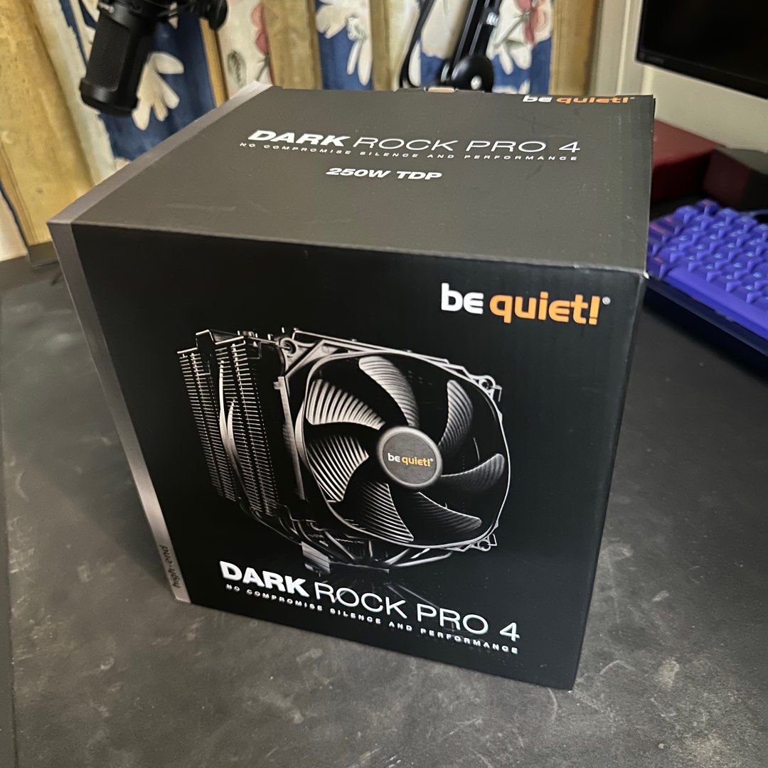 BeQuiet Dark Rock Pro 4 CPU Cooler, Computers & Tech, Parts ...
