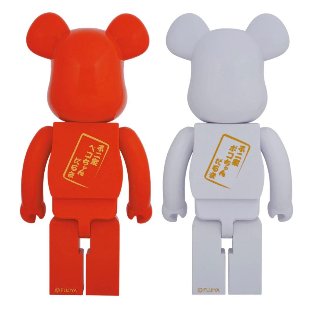 BE@RBRICK 達磨ペコちゃん／ポコちゃん1000％ 日版Daruma Peko-chan