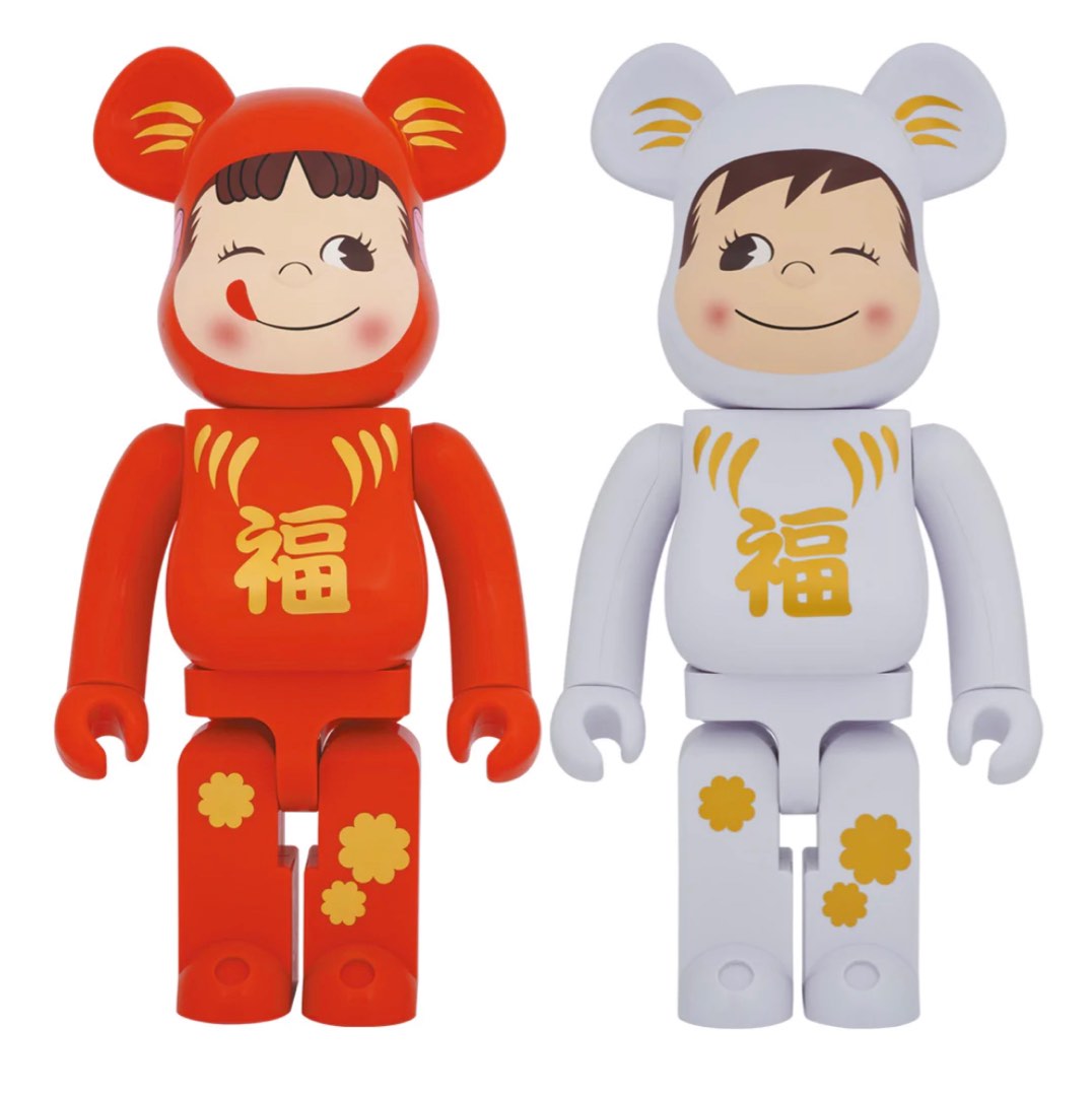 BE@RBRICK 達磨ペコちゃん／ポコちゃん1000％ 日版Daruma