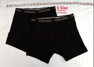 BJÖRN BORG 男裝平脚內褲兩條64207222178307110