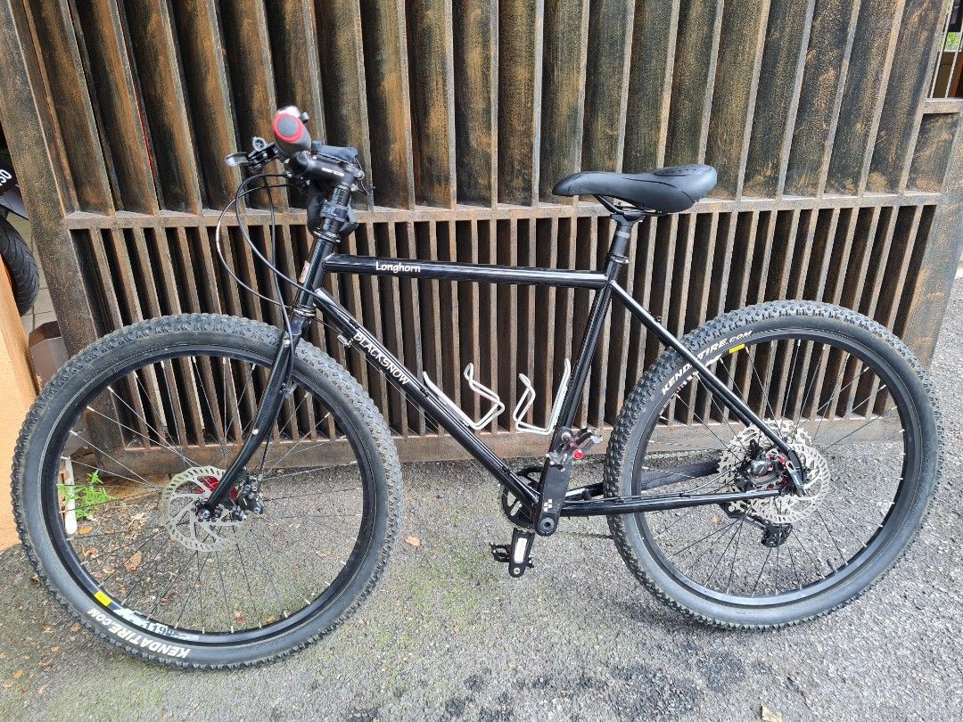 Black snow gravel bike 2025