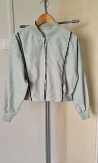 BN Light Green Velvet Jacket