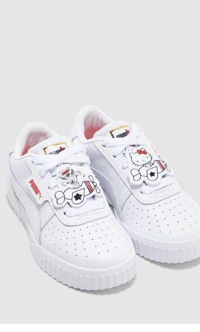 BNIB Puma x Hello Kitty Cali Sneakers in White, Women's Fashion, Footwear,  Sneakers on Carousell