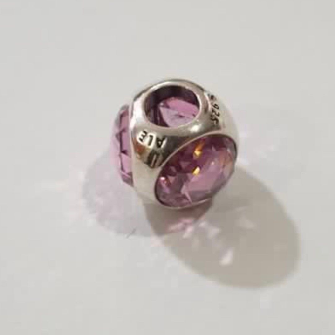 Pink radiant droplet sales charm