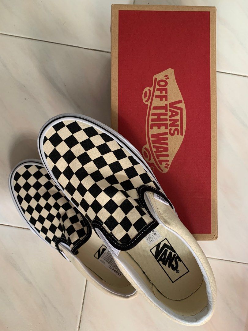 Checkered off white discount vans