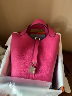 Hermes Picotin 18 Rose Texas GHW Y Stamp