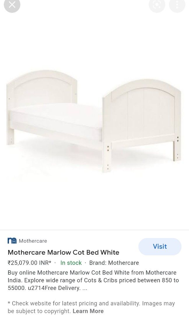 Mothercare marlow hotsell cot bed
