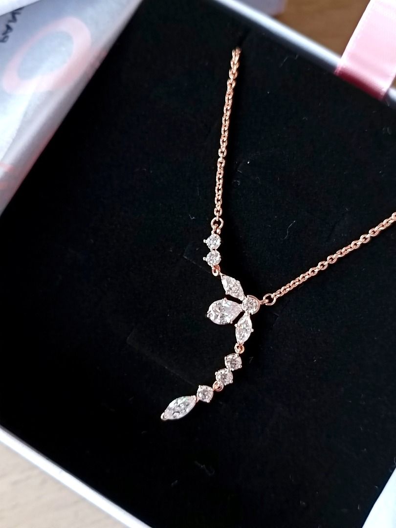 Pandora Sparkling Herbarium Cluster Drop Collier Necklace