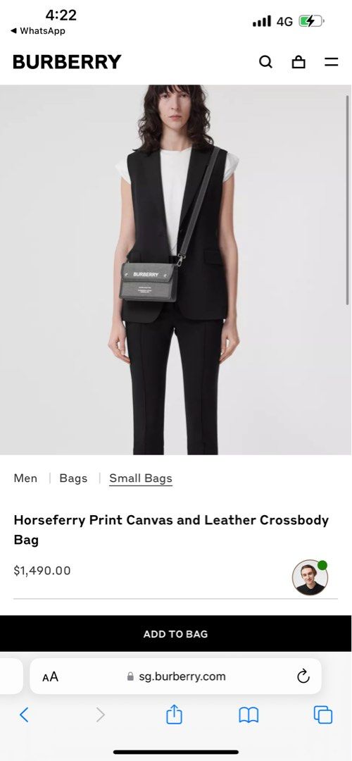 Burberry horseferry crossbody hotsell
