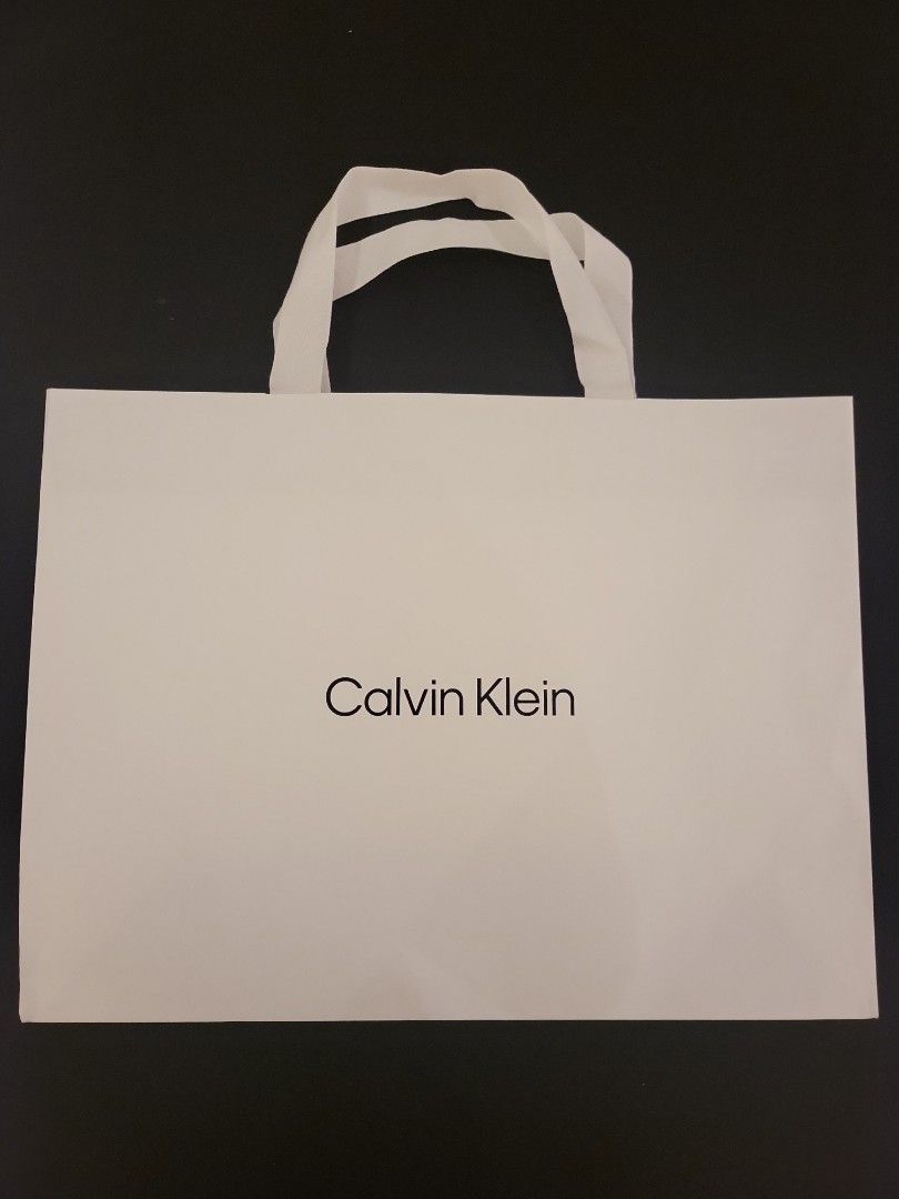 Calvin Klein Paper Bag, Furniture & Home Living, Cleaning & Homecare ...
