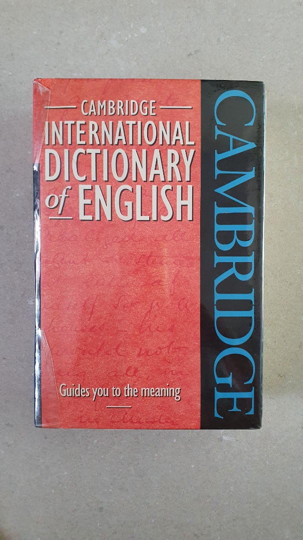 Cambridge International Dictionary of English, Hobbies & Toys, Books