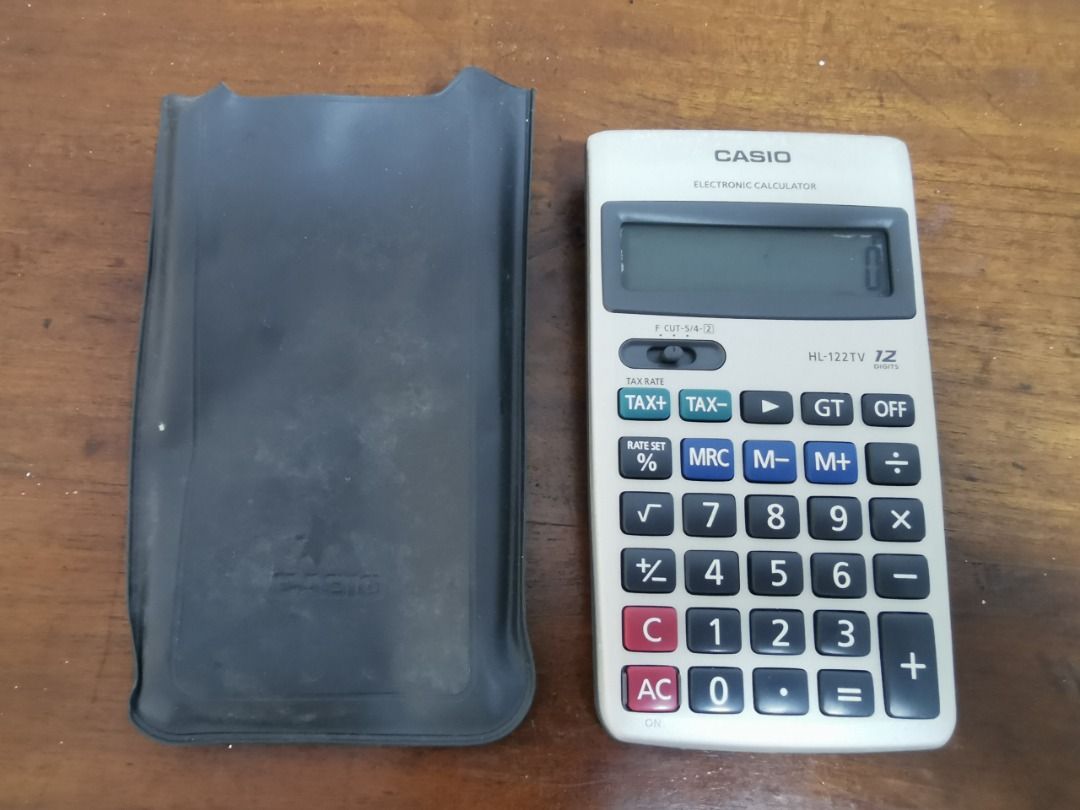 Hl 122tv Electronic Calculator Casio Casio HL-122TV Portable