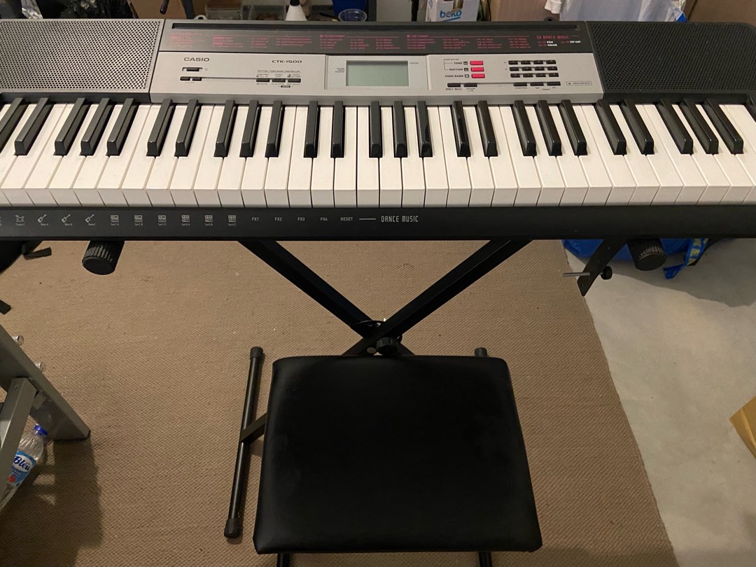 Casio CTK 1500 Keyboard Used twice Hobbies Toys Music