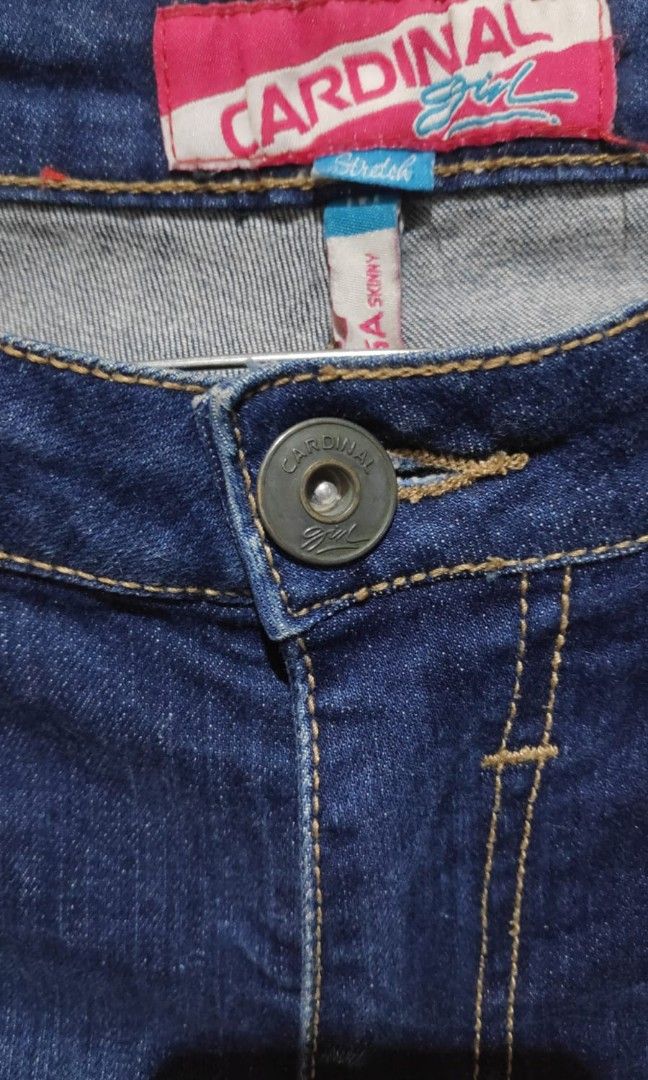 Celana Jeans Cardinal Girl Fesyen Wanita Pakaian Wanita Bawahan