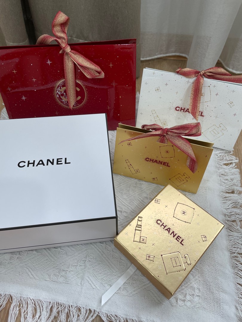 Chanel Christmas packaging, Luxury, Accessories on Carousell