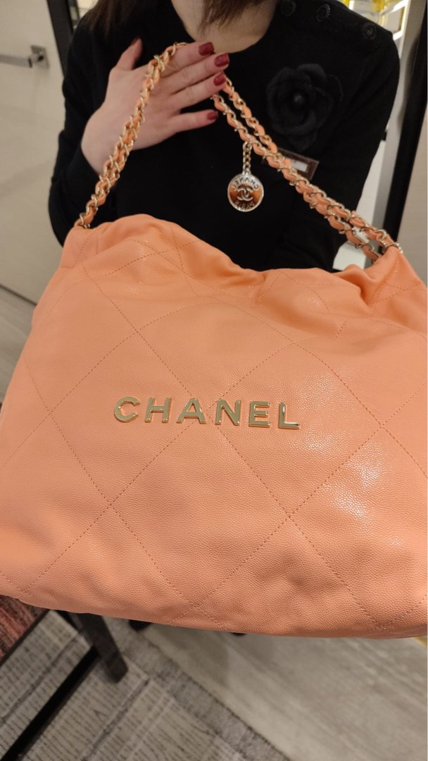 Chanel Chanel 22 Handbag AS3261 B08037 NL302, Orange, One Size