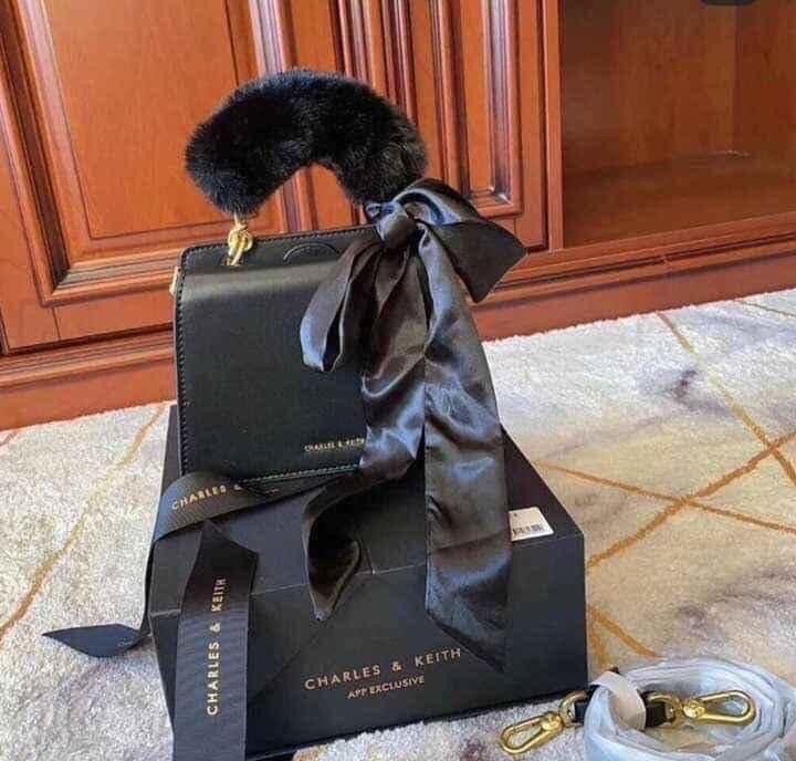 Charles and keith bag fur sale