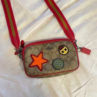 正版Coach 俏皮圖騰側背包