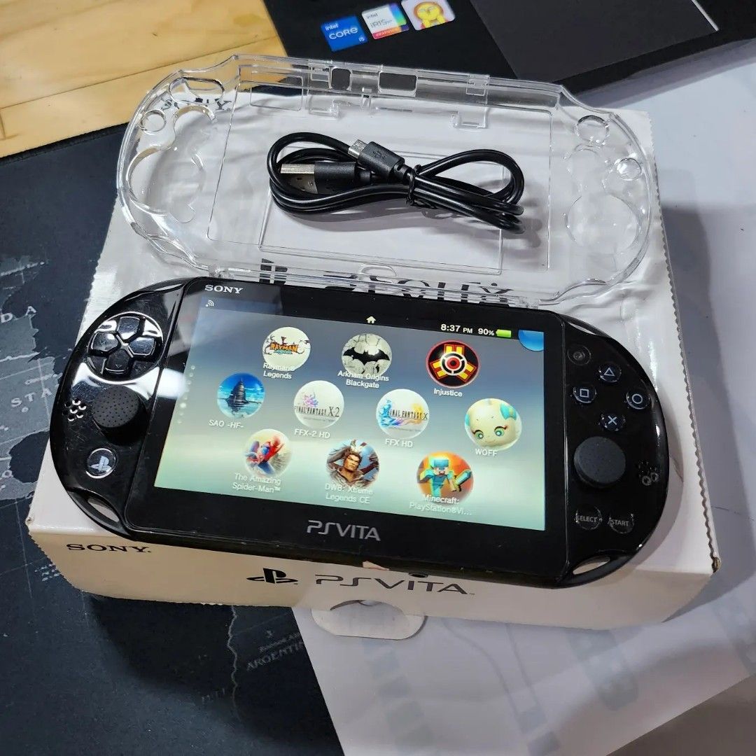 Console SONY PS Vita Slim 2000 CfW Henkaku 128GB include Box + PKGJ