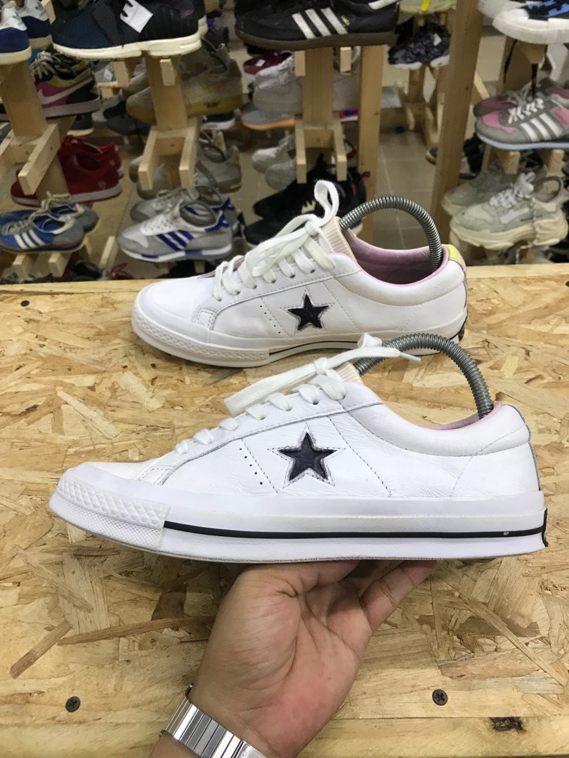 Converse one clearance star perf leather